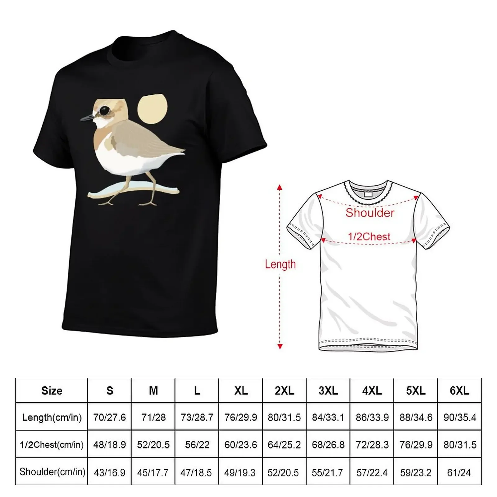 Greater Sand Plover T-Shirt graphic shirts Short sleeve tee basketball graphic tees new edition mens fashion