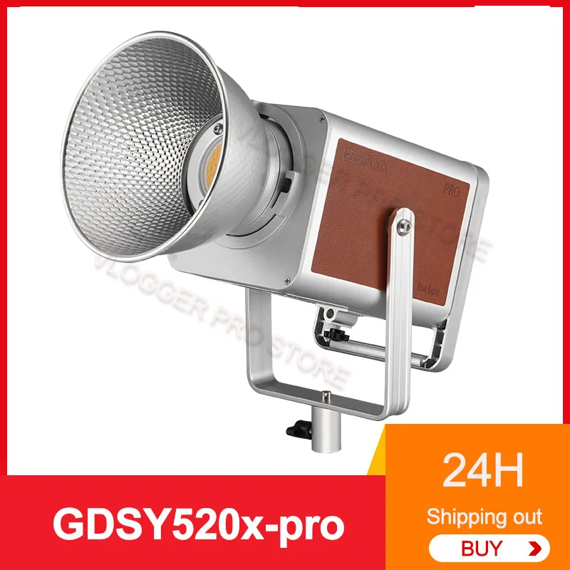 MIAOTU GDSY520x pro 500 Вт COB светодиодный светильник для видеосъемки 2800k-6800k светильник для фотосъемки управление через приложение для прямой трансляции фотографии