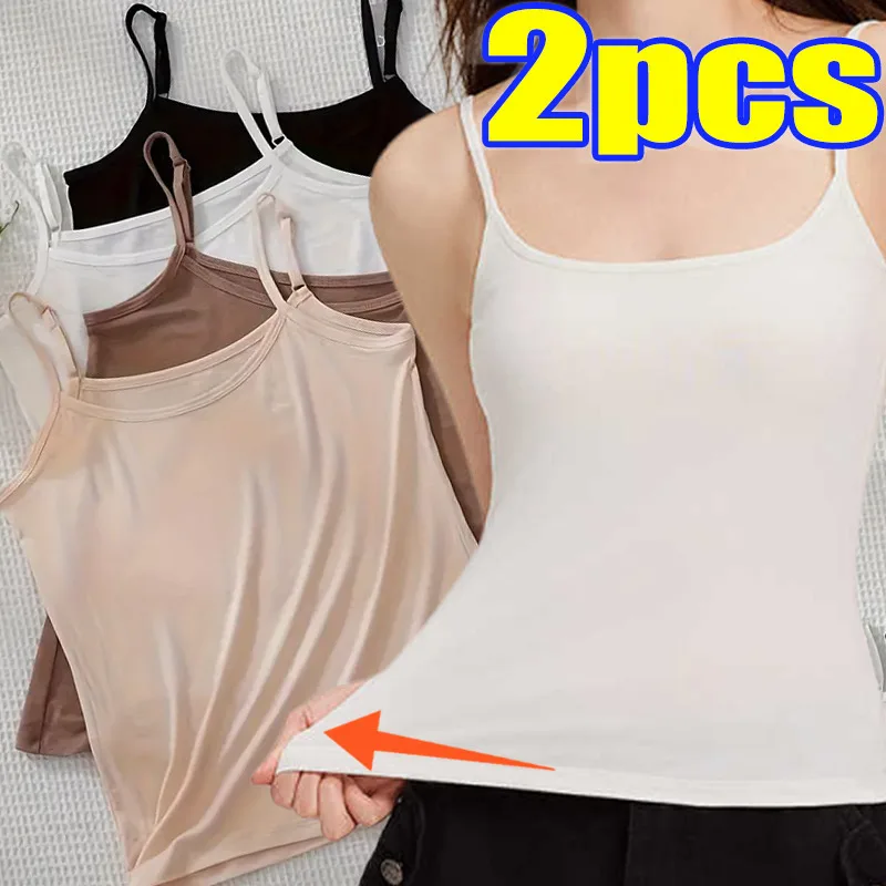 Women Sexy Sling Camisoles Crop Tops White Black Color Sleeveless Base T-shirt Skinny Vest Slimming 