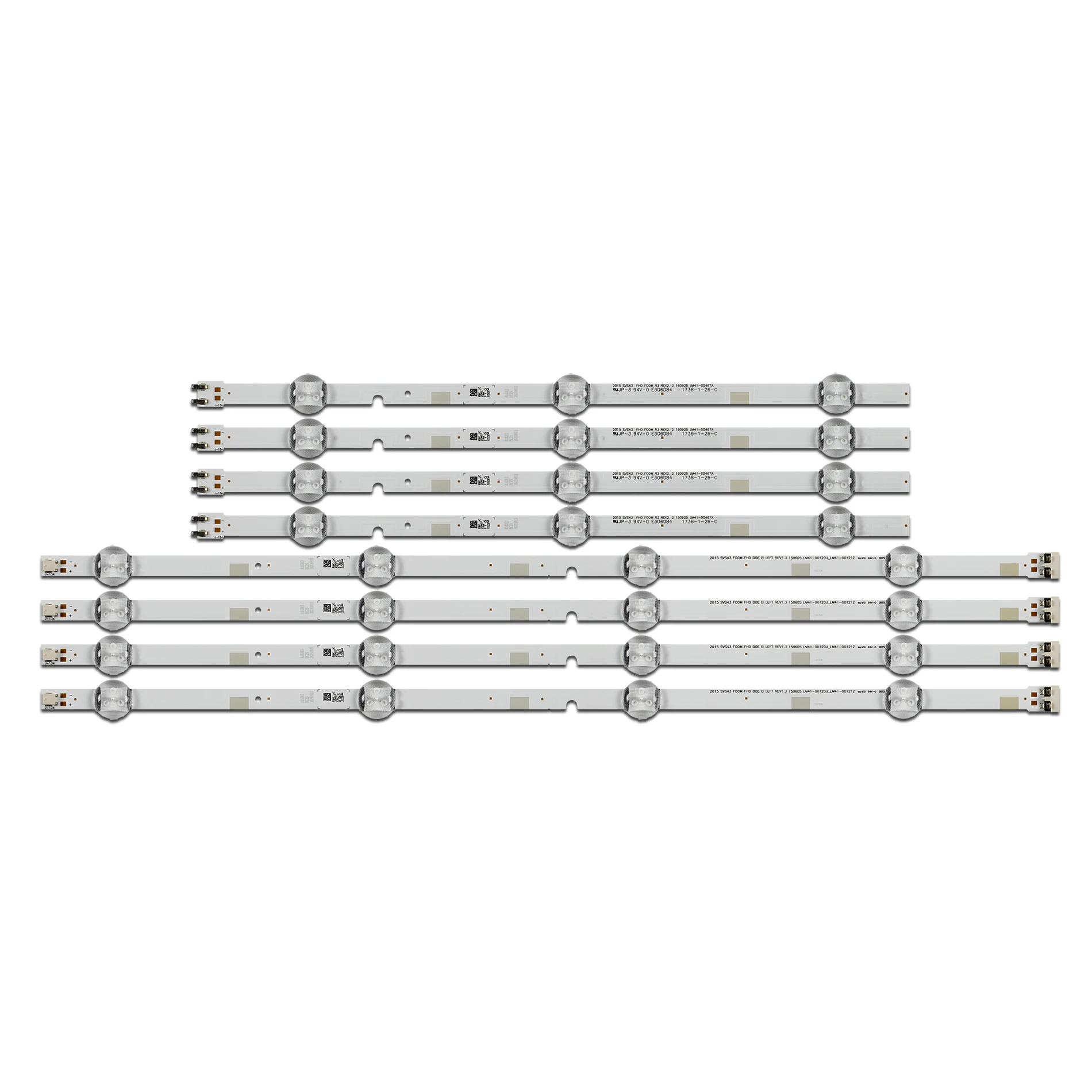 LEDバックライトストリップ,43インチTV,l1_n5k_d3_ami l4,r3 LM41-00622A 00624a 2015,svs43 fcom fhd die un43j5200,un43j5300,5,10,50キット