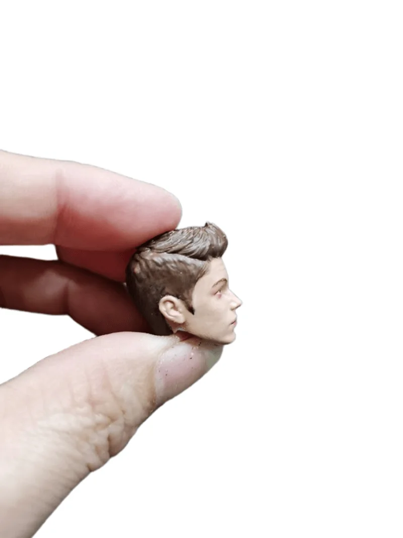Rzeźba głowy w skali 1/12 Justin Bieber Piosenkarz Gwiazda Żołnierz Model PVC 6-calowa Figurka Akcji Lalka