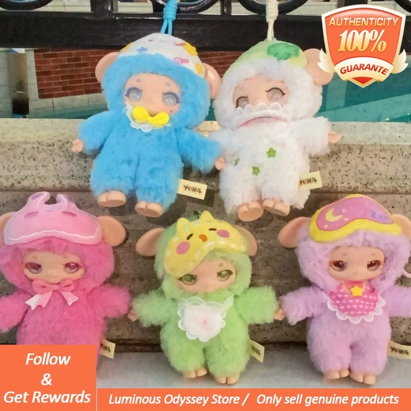 

Подлинная серия Yuna Goodnight Sheep, слепая коробка, виниловая кукла Kawaii, трендовая игрушка, сумка, брелок, украшение, подвеска, игрушка в подарок, загадочная коробка