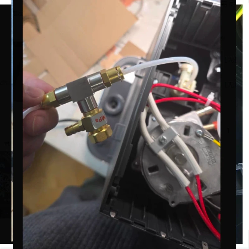 Suitable for Coffee Machine OPV Non-destructive Modification Set, Adjustable Pressure Relief Valve Regulator G1/8 One-wire Port