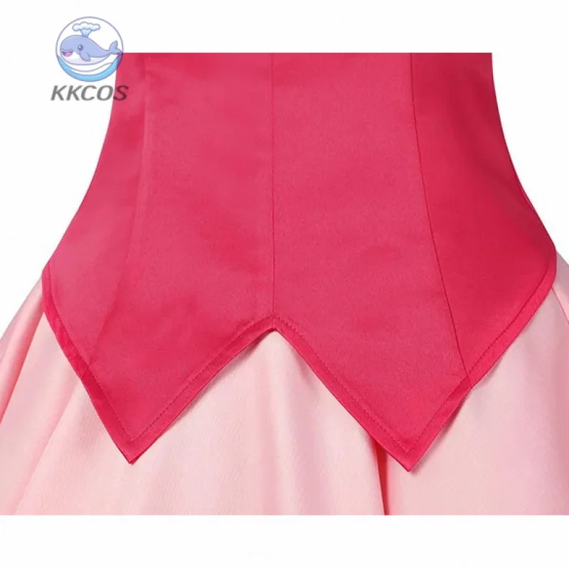 جديد وصول Ai Hoshino تأثيري حلي Oshi No Ko فستان أحمر وردي الأرنب دبوس الشعر أداء فستان المرأة الحدث حفلة الزي KKCos #6