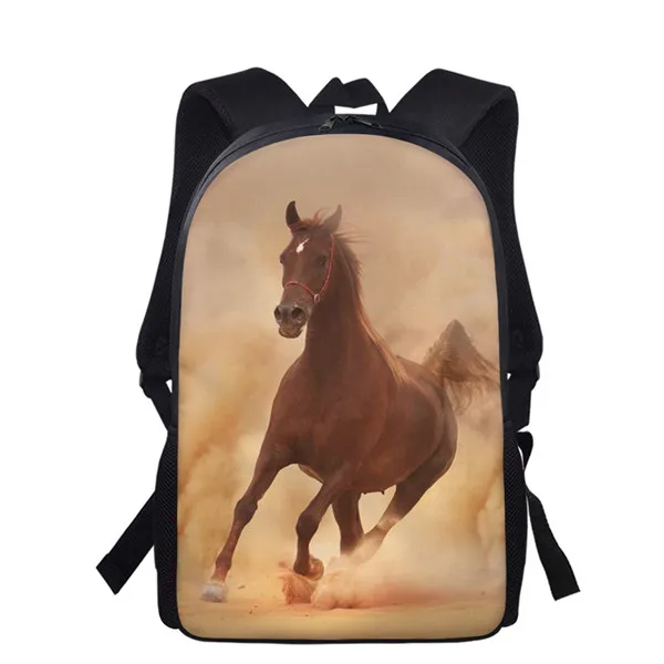 Bellissimo modello di cavallo ragazzi ragazze zaino torna a scuola borse regalo carino bambini zaino Bookbag viaggio zaino di grande capacità