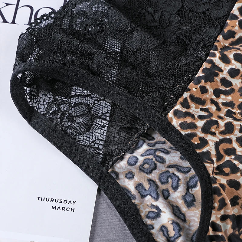 1pcs High Waist Briefs For Women Panties Sexy Lace Underwear Female Lingerie Woman Seamless Panties Intimates BANNIROU