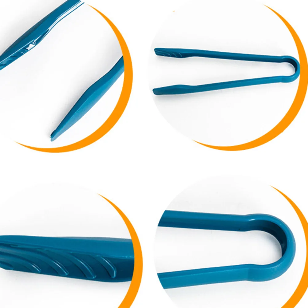 

3pcs Food Tongs Set Pp Shatter-Resistant Anti-Slip For Salad Cake Bread Serving Buffet Catering Picnic Wedding Kitchen Bar Tools