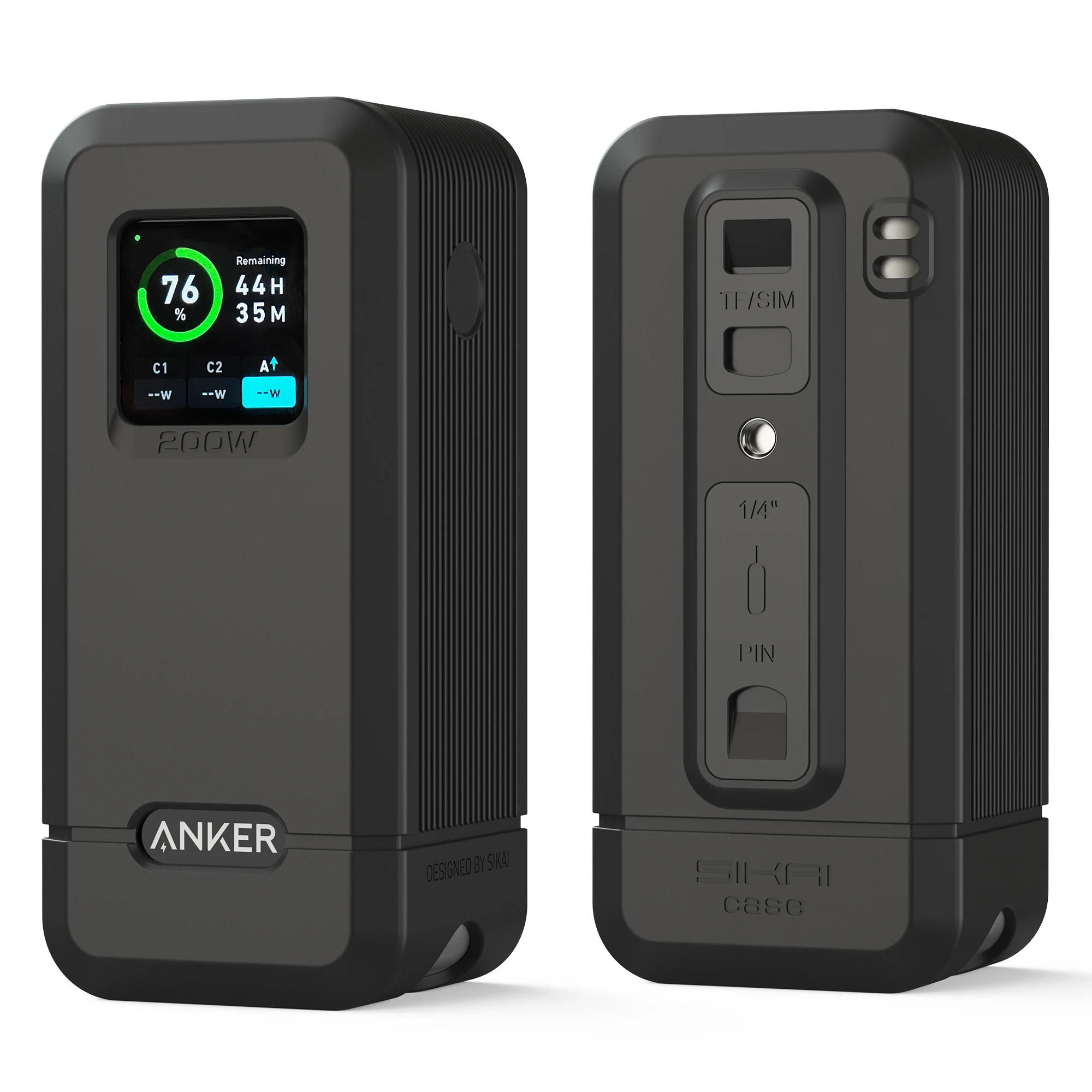 Silikonowe etui do Anker 250W Prime Power Bank 27650mAh 250W 200W 1/4 cala otwór na nakrętkę TF Sim Card Storage Protective Cover