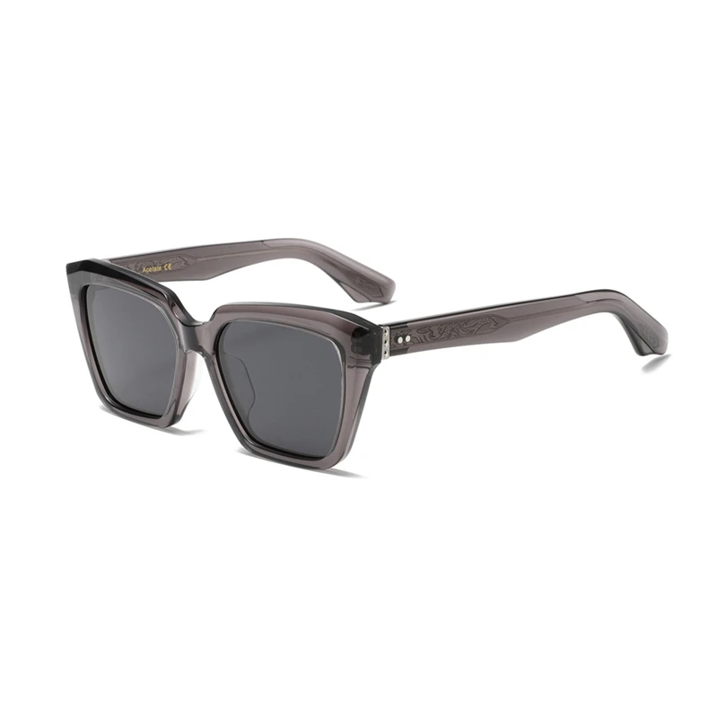 

Retro Square Polarized UV400 Butterfly Sunglasses Luxury Acetate Frame Driving Eyewear for Men and Women Trendy Designer Glasses