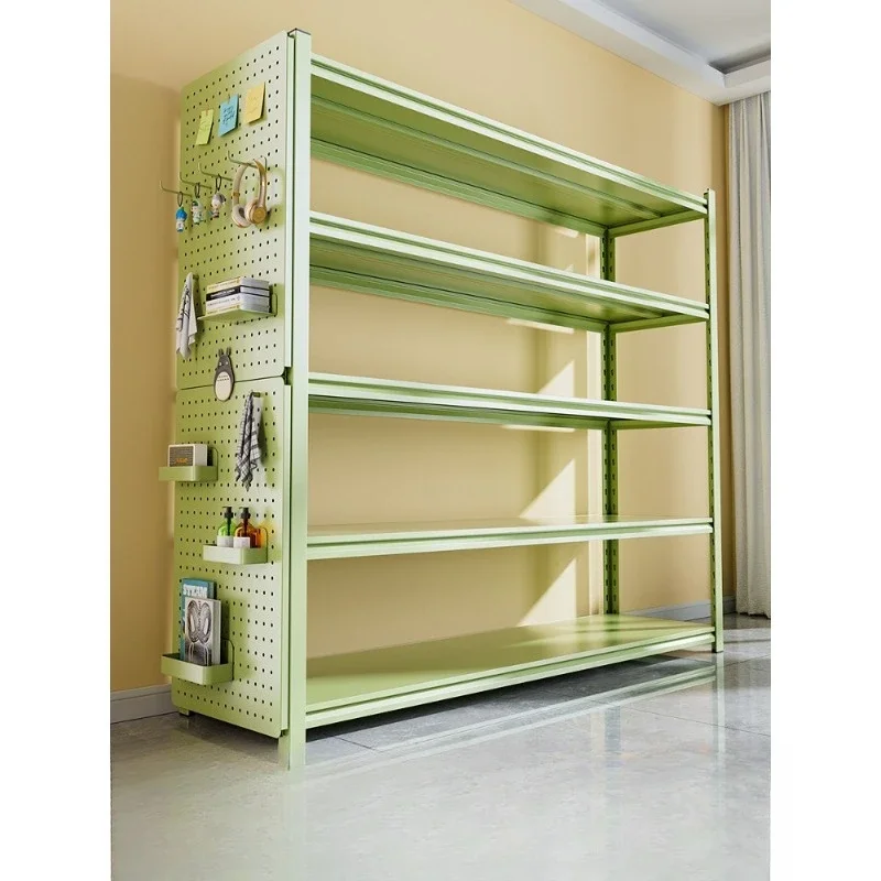 Household shelves multi-layer, storage shelves, living room bookshelves, utility room finishing shelves