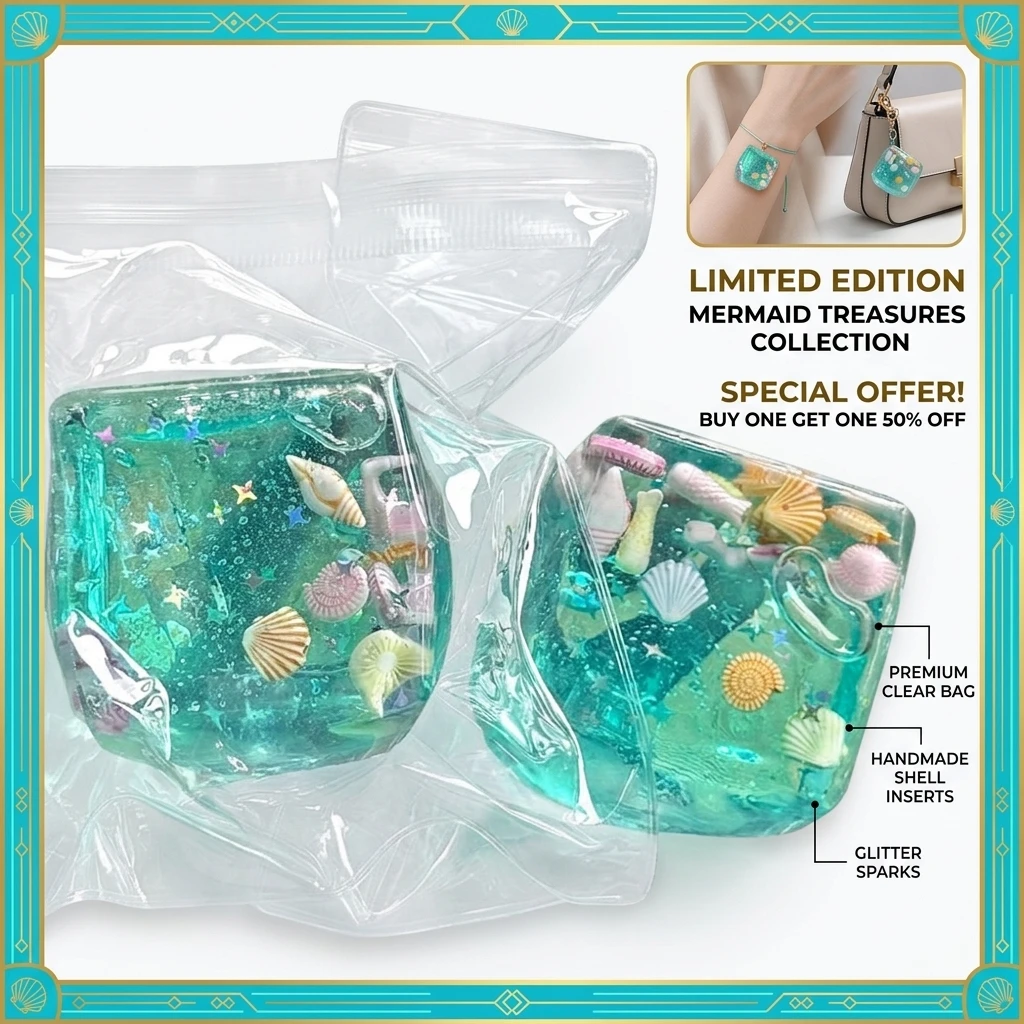 Ocean Shells Squishy Stress Balls Fidget Toy Super Soft Transparent Star Maltose Cubes Squeeze Fidget Toy Adult Stress Relief