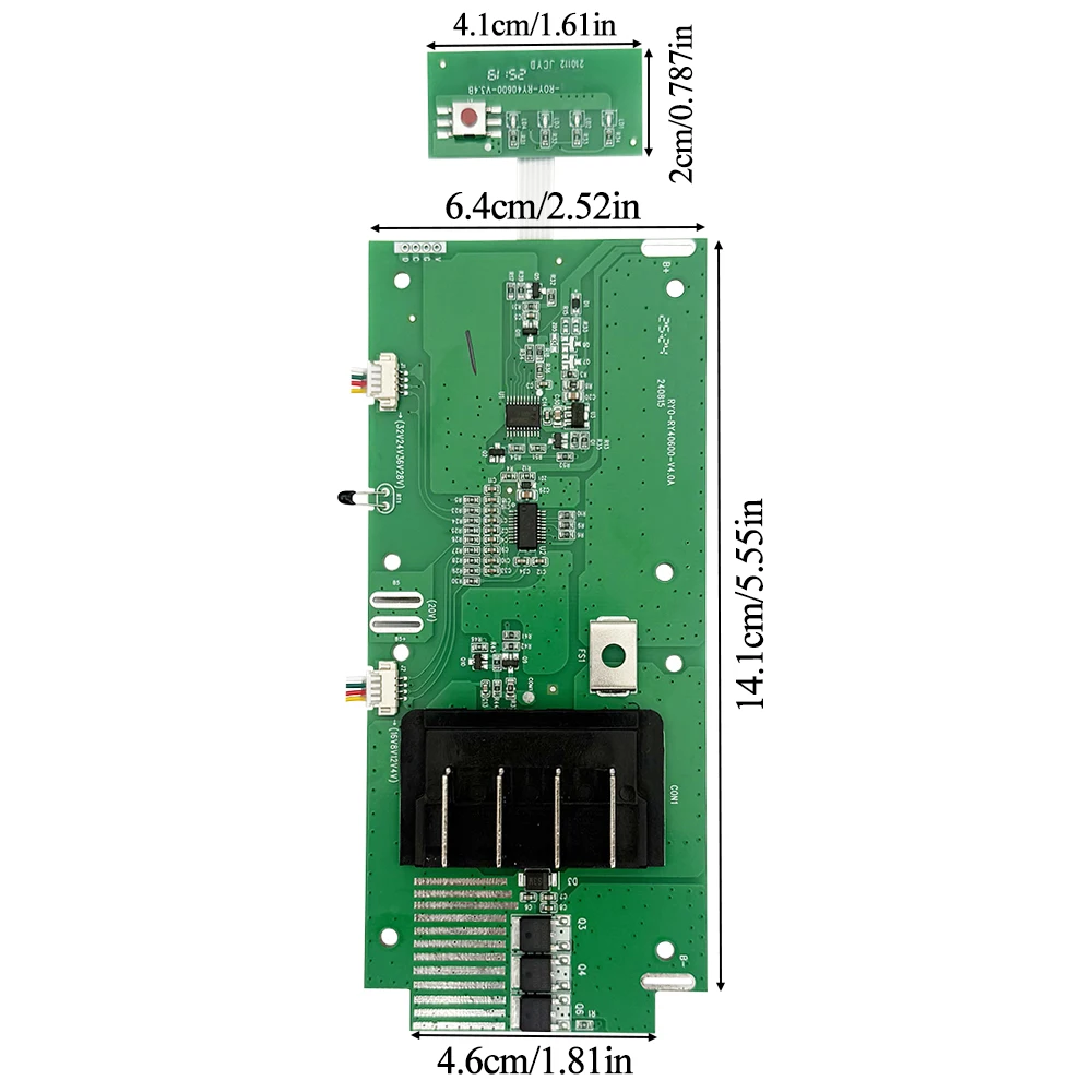 Obudowa plastikowa na 20 baterii litowych 18650 z płytką drukowaną PCB do akumulatorów RYOBI 40V OP4040 OP4050 — zdjęcie produktu 5