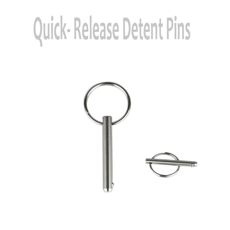 모터홈 비미니용 퀵릴리즈 볼 잠금 핀, 316 스테인리스 스틸, 마린 그레이드, 탑 데크 힌지 하드웨어, 해상 비미니용, 2 개