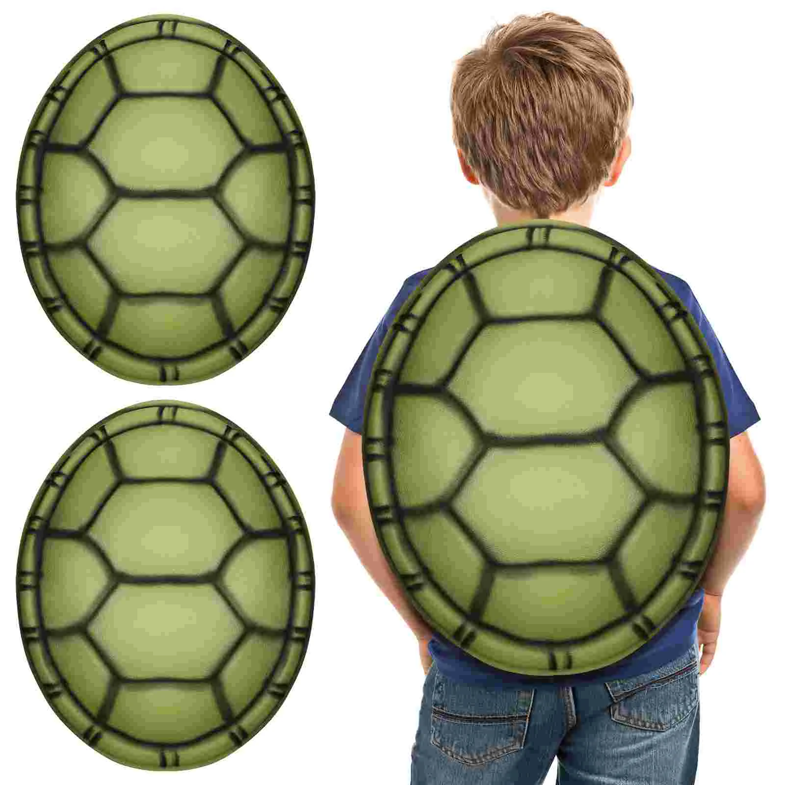 Halloween Turtle Shells Cosplay Simulation Tortoise Shells Photo Props for Role Play Party Performance Costumes Ninja