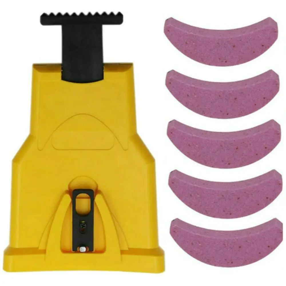 

6Pcs Fast Grinding Sharpening Small Whetstone with Teeth Portable Chainsaw Sharpener Practical Durable