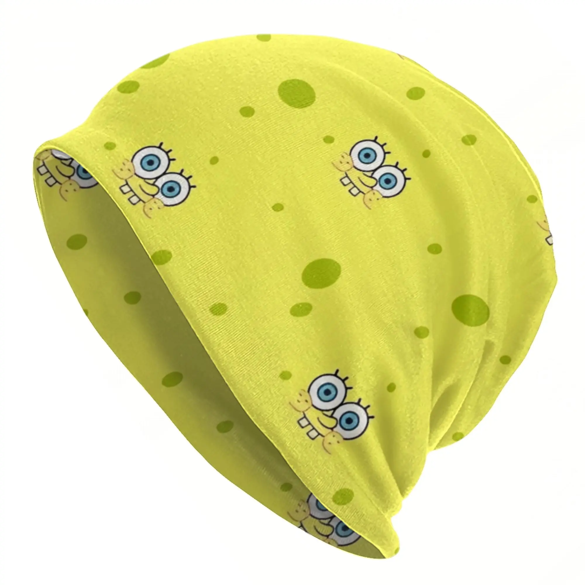 Spongebobed SquarePants Caps  Hip Hop Unisex Outdoor Skullies Beanies Hat Spring Warm Head Wrap Bonnet Knitted Hat