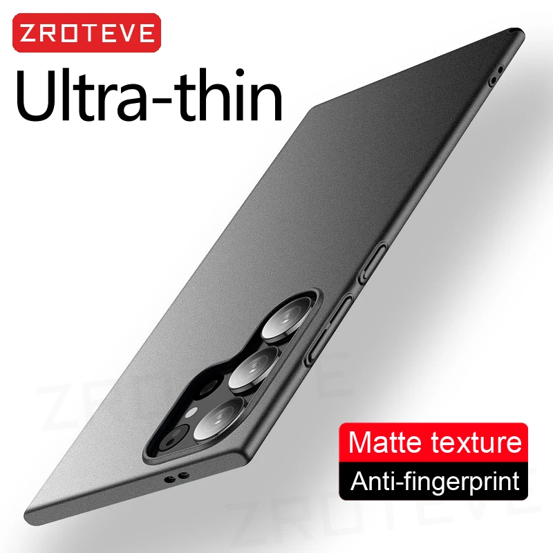 S24 Ultra Hülle Zroteve Slim Matte Harte PC-Abdeckung für Samsung Galaxy S26 Plus S25 Edge S24 FE S23 FE S24+ S25+ S26+ 5G Handyhüllen