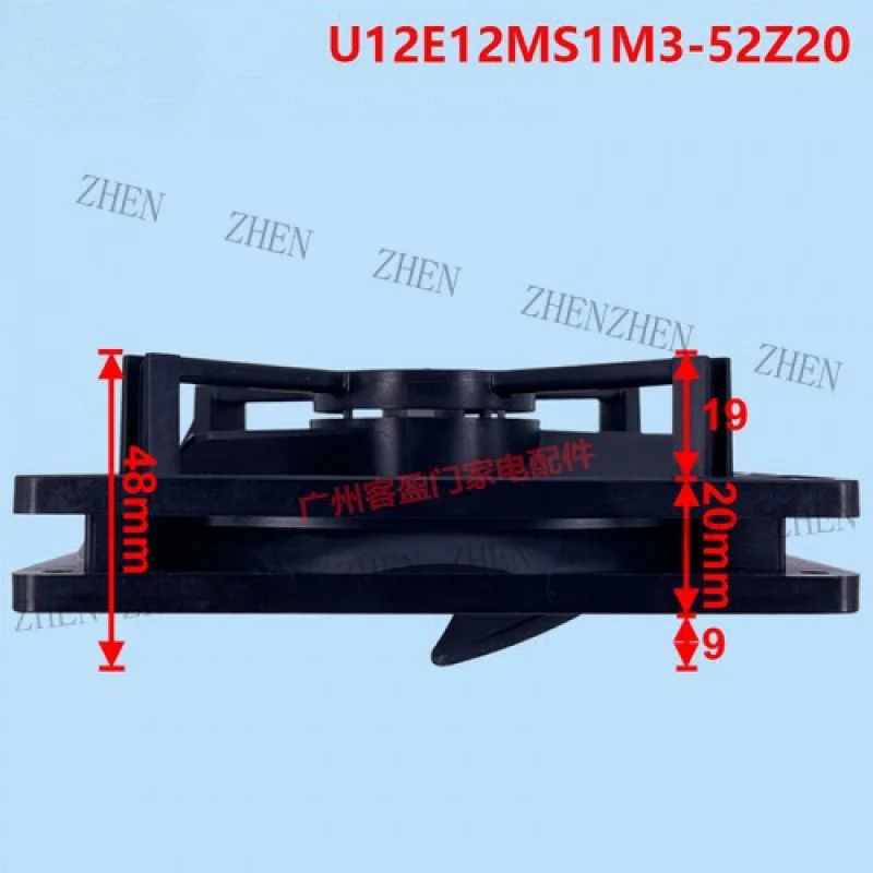 Y For Midea Refrigerator Freezer New 12V Cooling Fan Motor U12E12MS1M3-52Z20 ==