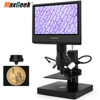 Maxgeek Andonstar AD249S-P 10-inch UHD HDMI-compatible Digital Microscope for Electronics Repairing and Biological Observation