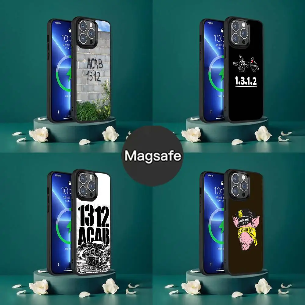

Чехол для телефона A-Acab Ultras для iPhone 17,16,15,14,13,12,11,Pro,Max,Plus,Mini,SE4,E с магнитной беспроводной зарядкой Magsafe