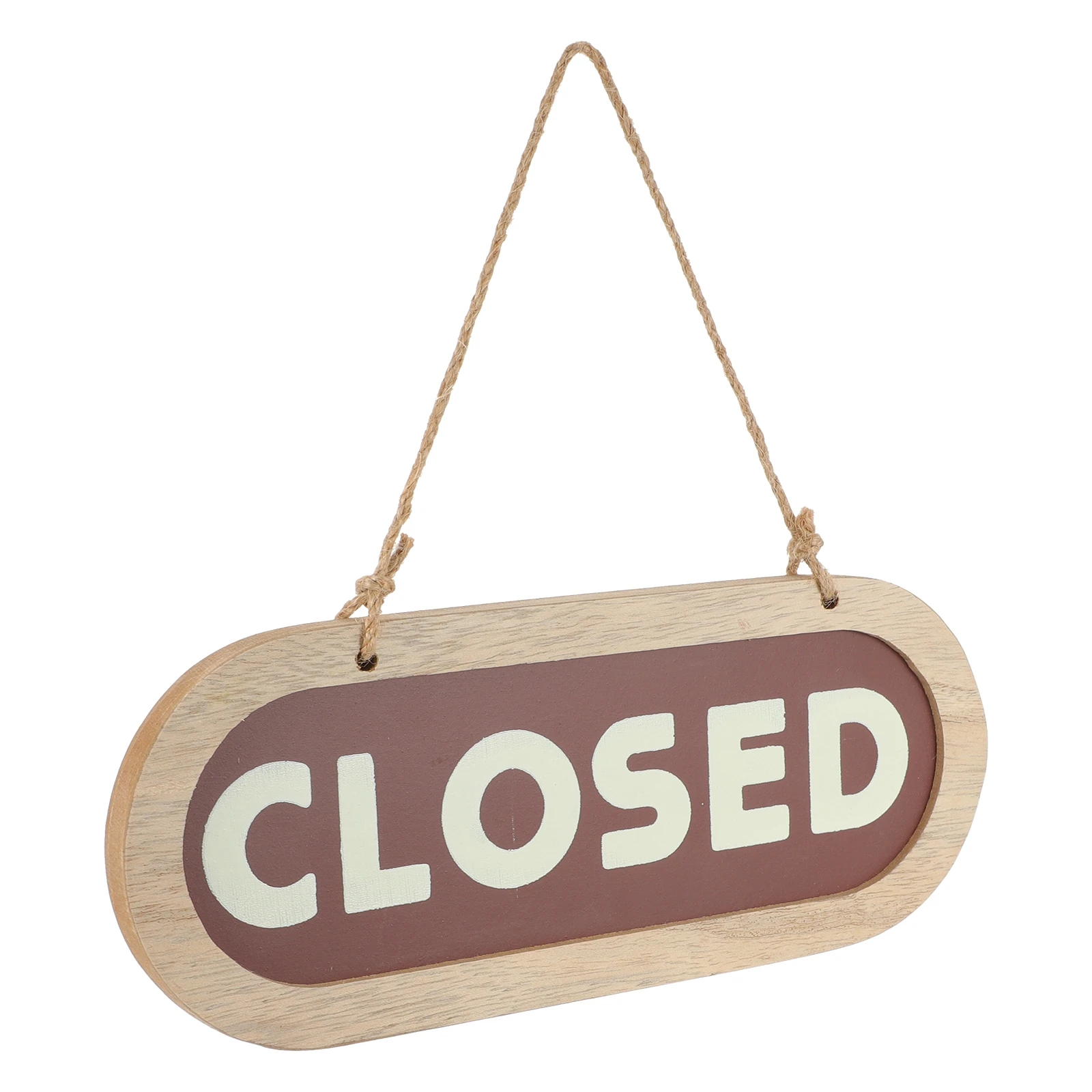 

Door Sign Pendant Hanging Decor Decorations Dual Side Plate Ornament Welcome Open The