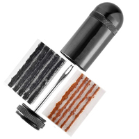 Tubeless Bike Tire Repair Tool Kit for MTB Road Bicycle Tyres Plug Insertion Tool for Fixing a Puncture or Flat Rubber Strip