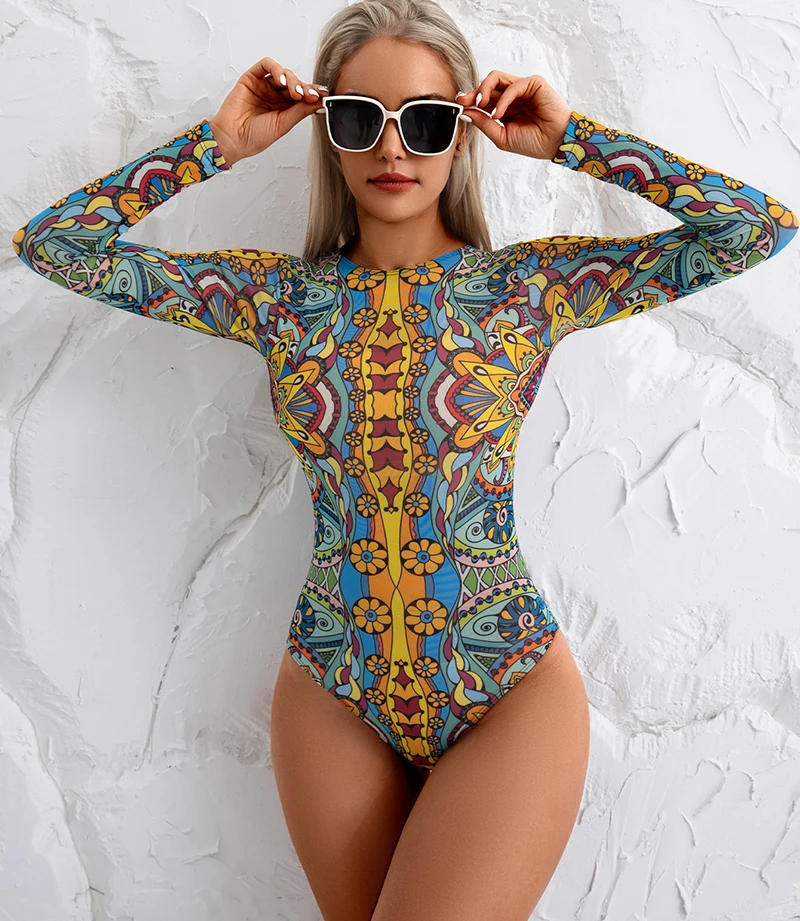Maillot de bain une pièce pour femmes, Vintage, fleurs, Push Up, Monokini, body, avec jupe, séchage rapide, vêtements de plage, 2025