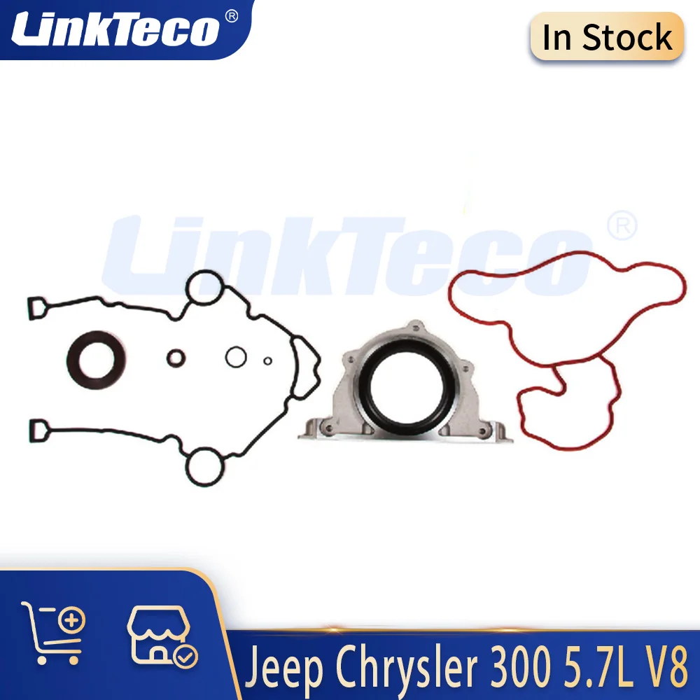 Juego de juntas inferiores de pieza de motor compatibles con Gas 5,7 L V8 para Chrysler 300 Dodge Challenger Charger Jeep Commander Grand Cherokee 5.7L 05-15
