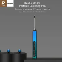 Youpin RonGuan Smart Portable Electric Soldering Iron 65W Max PID Precise Temperature Control Mini Electric Iron Tips