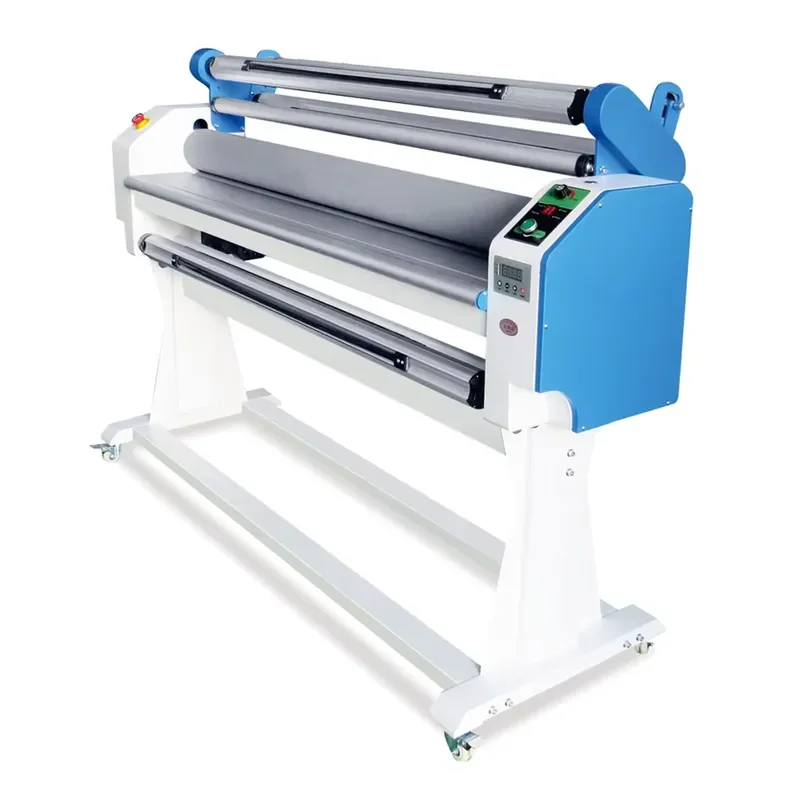 M9 Automatic Laminator Electric 1.6m 1600mm Roll Materials PVC Fabric Vinyl Sticker Rubber Rollers Laminating Machines