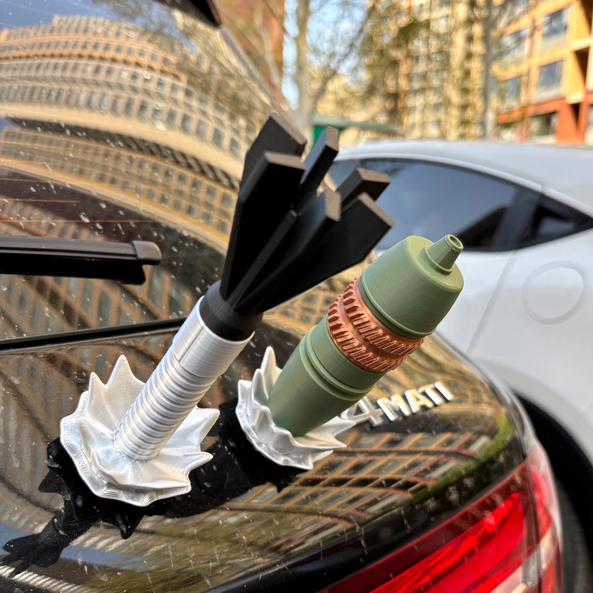 

Armor-Piercing Steel Needle Car Sticker Magnetic Attraction War Thunder 3D Printing Military Enthusiast Personalized Christmas Gift