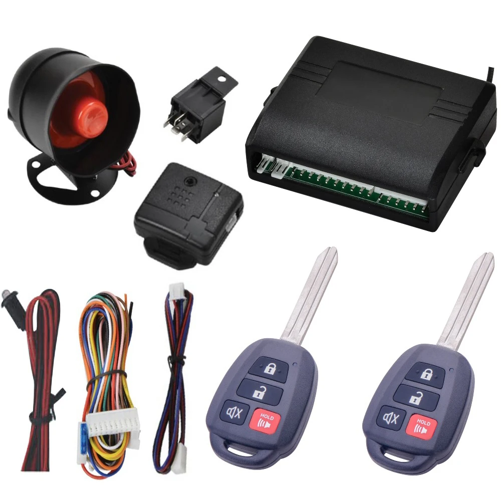 

2025 hot sale Smart Anti Theft Central Locking System Car Alarms Security System Universal Remote Keyless Entry System Car Alar