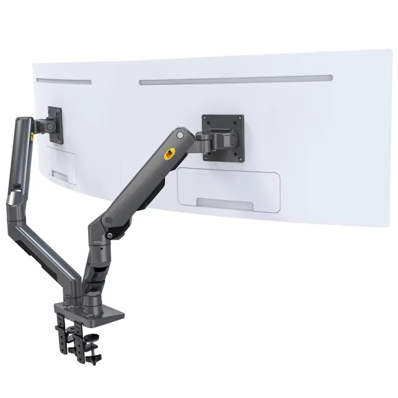 

Двойной кронштейн монитора Сверхширокое поворотное крепление монитора с полным движением для подставки для мониторов 27-34 дюймов G55/G65