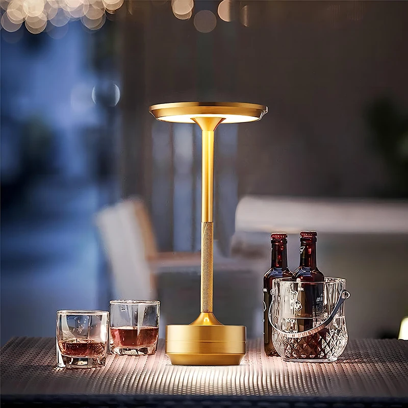 Space Decor Table Lamp Night Light  LED Rechargeable Bedroom Bedside Living  Room Lamp  Portable cordless Christmas Bar Camping