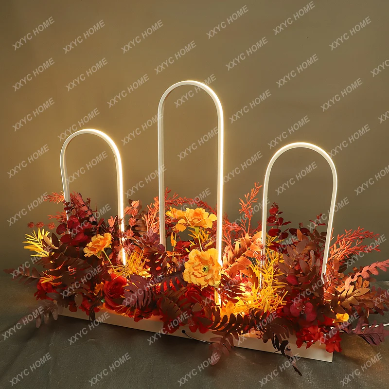 Wedding Road Lead Love N Power Light Road Lead Wedding Flowers Row Flower Road Lead LED Light with Luminous Road Lead