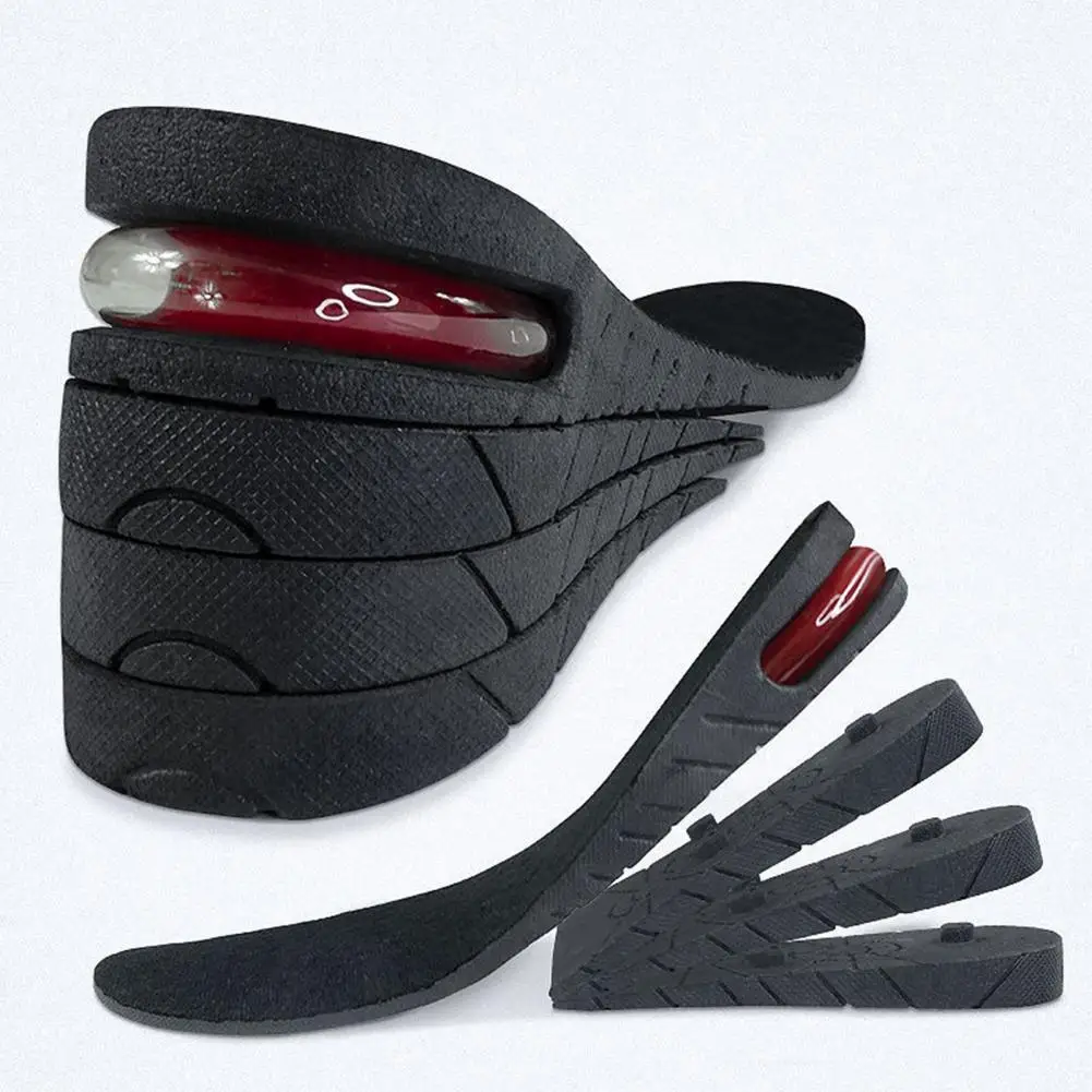 Shoe Insert Elastic Removable Abrasion Resistant Shock Absorbing Height Increase Insole Heel Insert Make You Taller