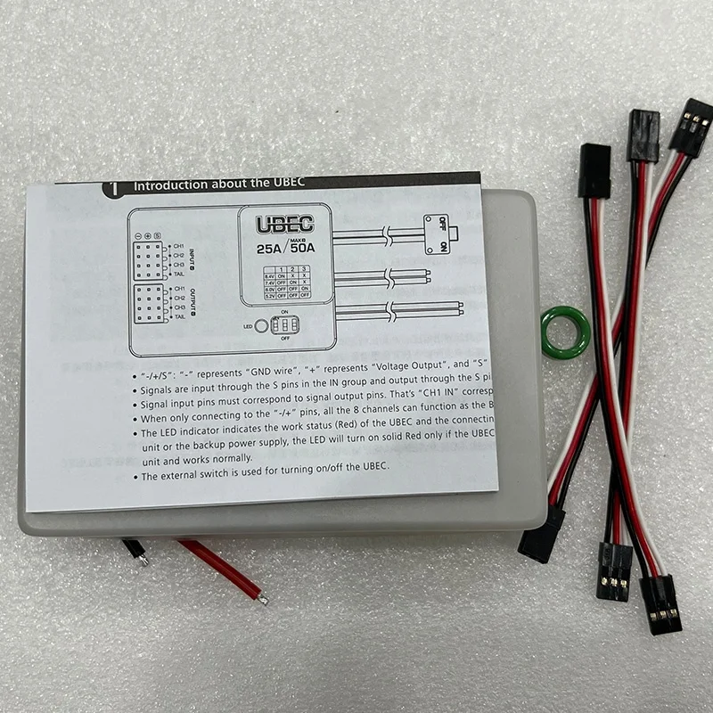 Hobbywing UBEC HV Step-Down Módulo Regulador, BEC Suporte 3-18S Bateria De Lítio, 25A, Tensão Externa