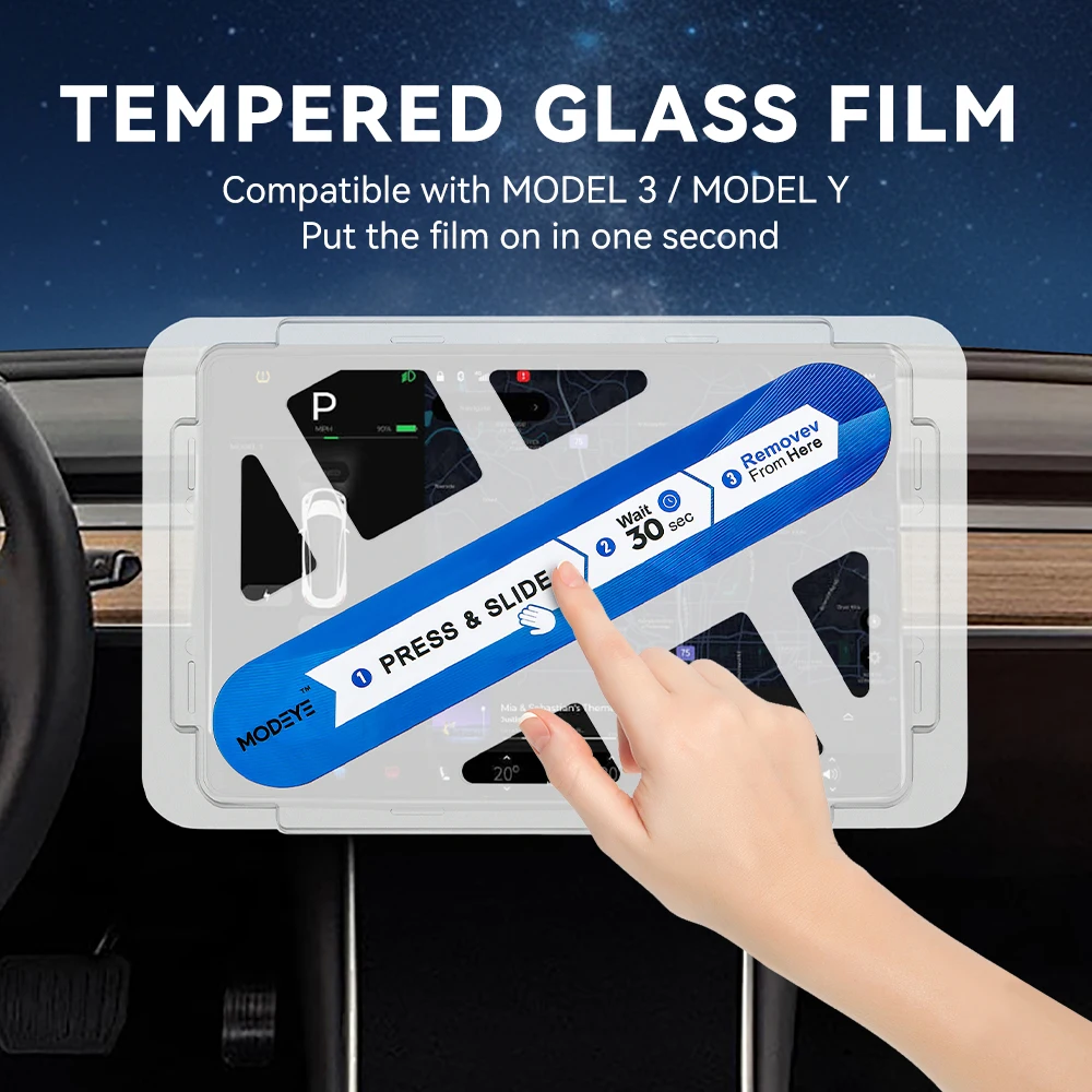 15 인치 자동차 GPS 중앙 제어 화면 필름 강화 유리 화면 보호기 테슬라 모델 3 Y 용 안티 블루 라이트 필름 Hd 필름
