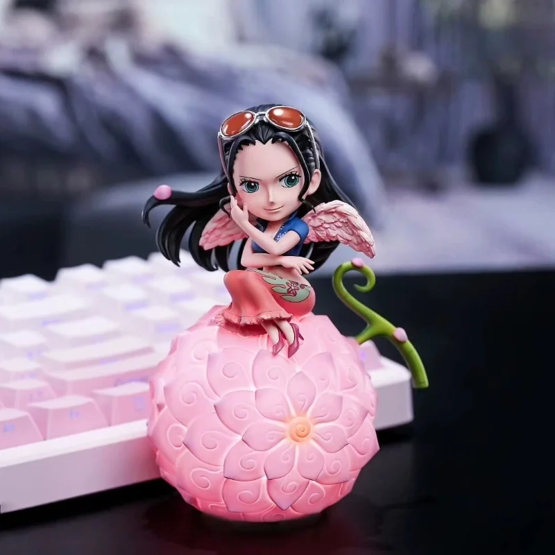 

Цельная лампа Devil Fruit Series, ночник с голосовым управлением, Луффи, Эйс Робин Чоппер, Ямато Усопп, Коллекционная игрушка из ПВХ, подарок