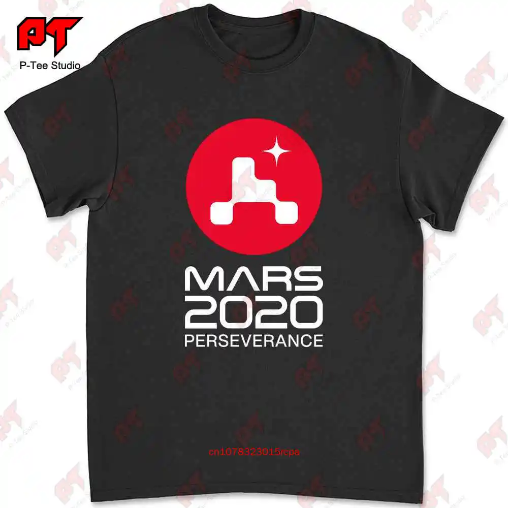 Mars 2020 Perseverance Rover Mission Patch Logo T-shirt S9HH