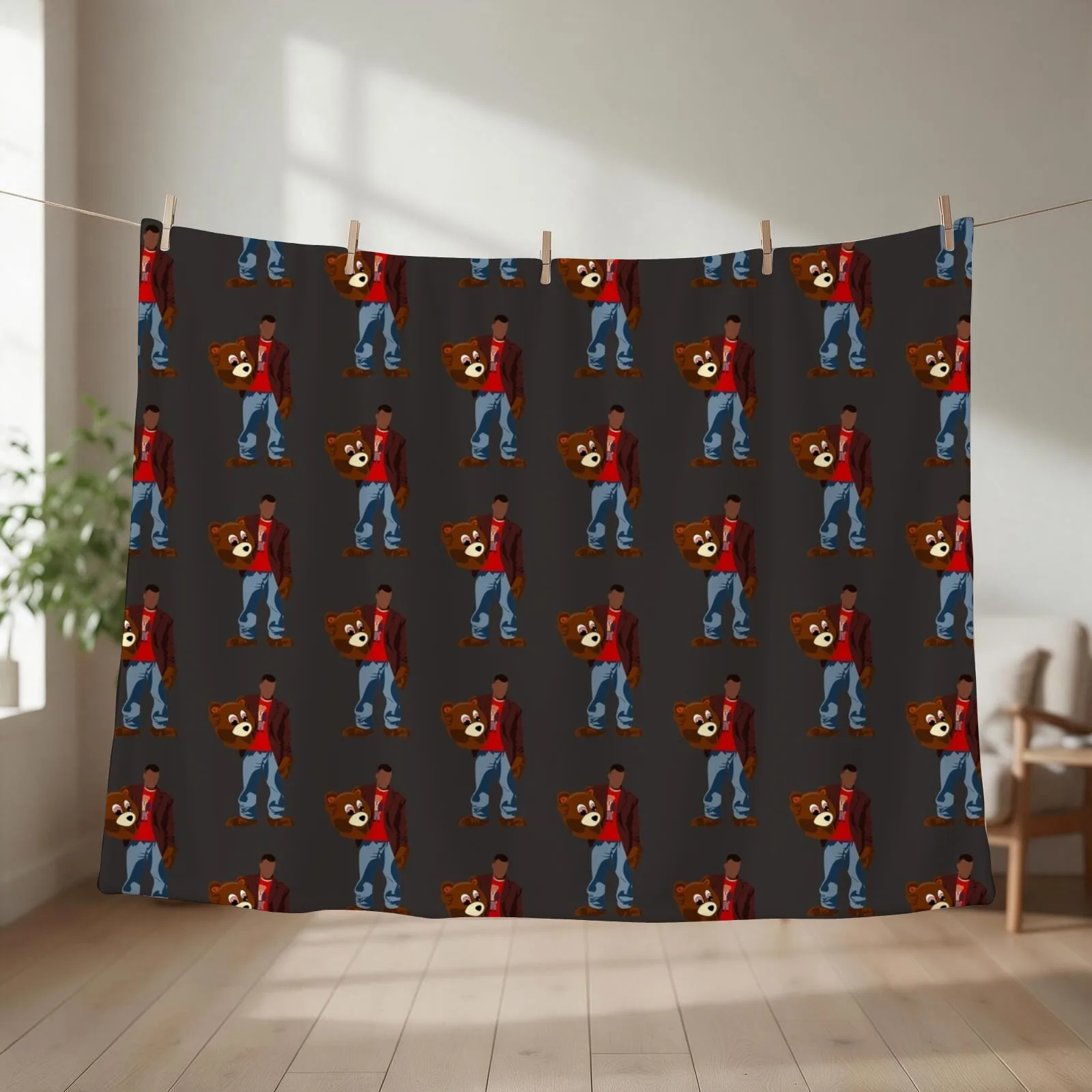 Kanye Throw Blanket Soft Plaid Blankets Sofas Of Decoration Soft Plush Plaid Thermals For Travel Blankets