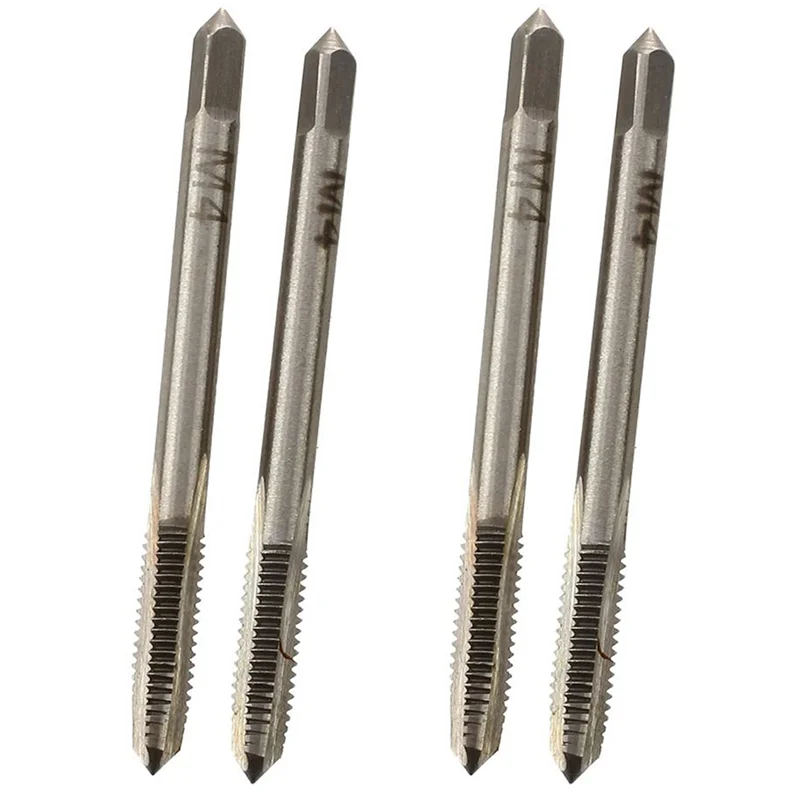 A53Q-4 peças de metal 4mm m4 rosca métrica plugues torneiras ferramenta manual