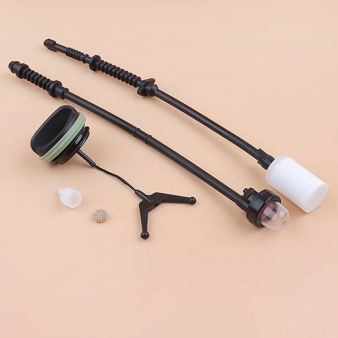 Linha de retorno gás combustível tampa do bulbo ventilação para husqvarna 445 445e 445e ii 450 450e 450 fazendeiro 135 135e 140 140e 142e 435 ferramentas jardim