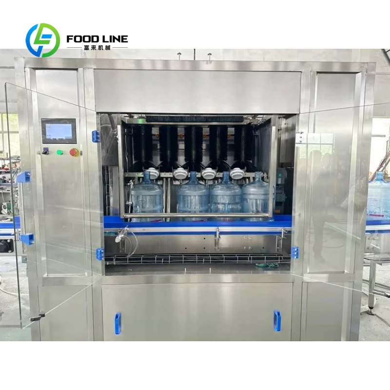 Customized Automatic High Pressure 5 Gallon Drums Inside and Outside Brushing Machine Bottle Barrel Internal External Washer