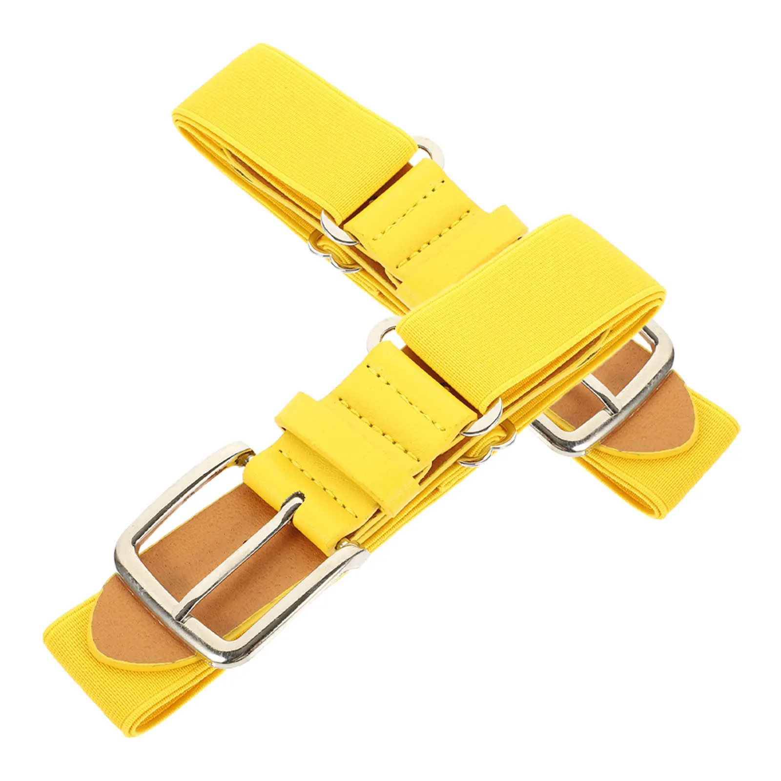 

2 pcs Elastic Baseball Belt Adjustable Red Yellow Belts Volleyball Football Pants Youth Kid Toddler Softball Socks