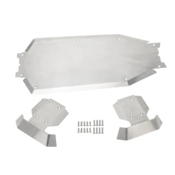 3pcs Stainless Steel Chassis Armor Gearbox Protector Skid Plate for Traxxas Sledge 1/8 RC Car Upgrade Parts Accessories