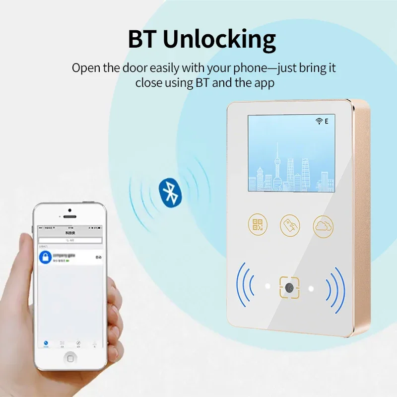 

JINGXIN High Scratch Resistance Waterproof Blue Tooth Card Door Access Control Rfid Reader For Security Systems