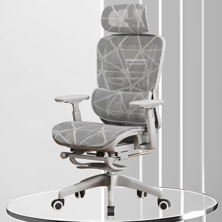 

High Back Reclining Ergonomic Home Office Chair Computer Games Gaming Chair with Footstool and Waist Supportpromote sales