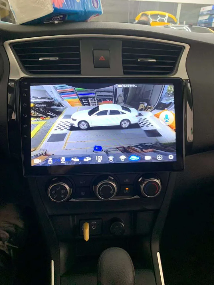 Auto 360 ° Panorama-Kamerasystem für Android-Multimedia-Bildschirm, Android-Multimedia-System mit 360-Grad-App-Funktion – Detail 12