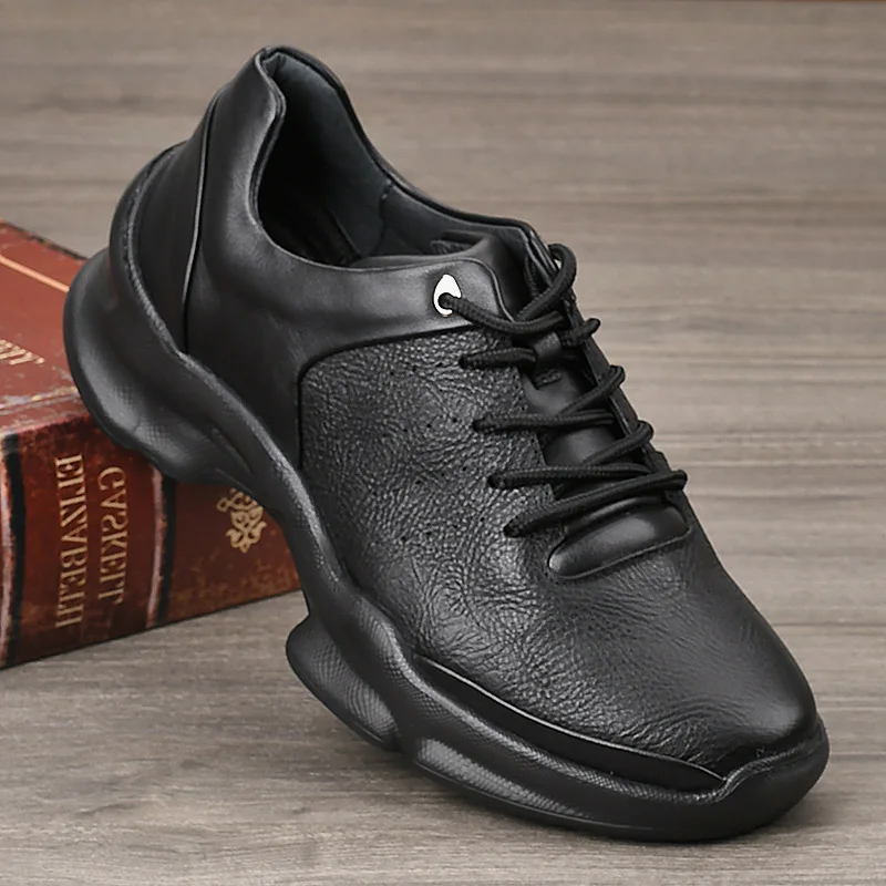 

Fashion Leather Shoes Men Casual Luxury Original Popular Sneakers Walking Sports Jogging Outdoor Hiking Camper Four Seasons 2026